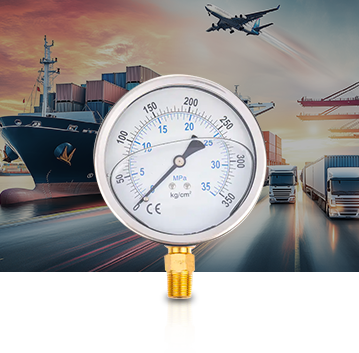 صناعة البحرية والسيارات      Pressure Gauges